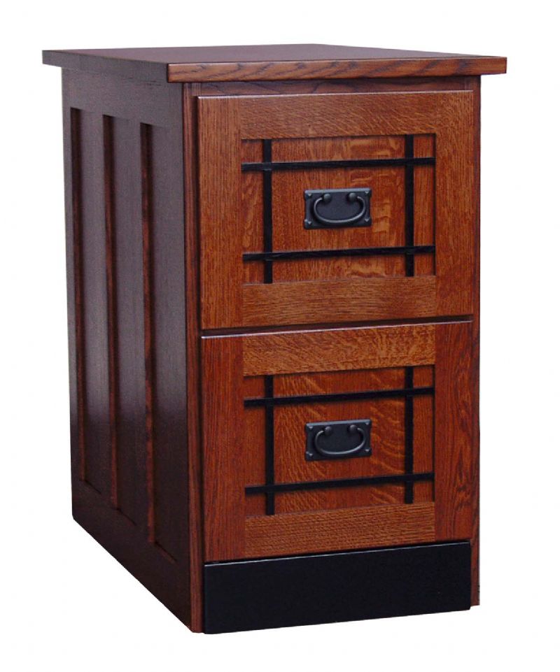 Wood File Cabinet 2 Drawer