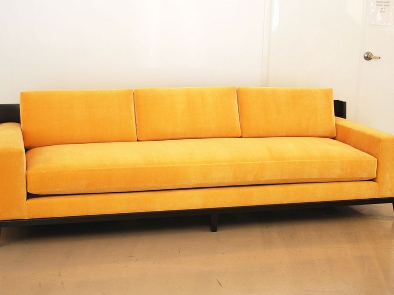 Wood Frame Couch With Cushions