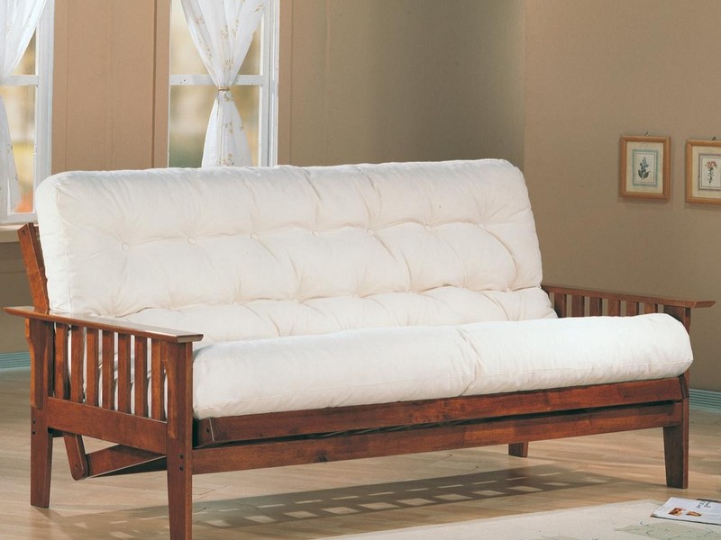 Wood Frame Futon Couch