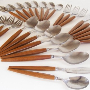 Wood Handle Flatware Stainless