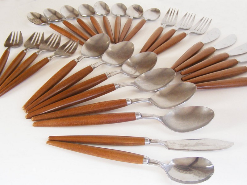 Wood Handle Flatware Stainless