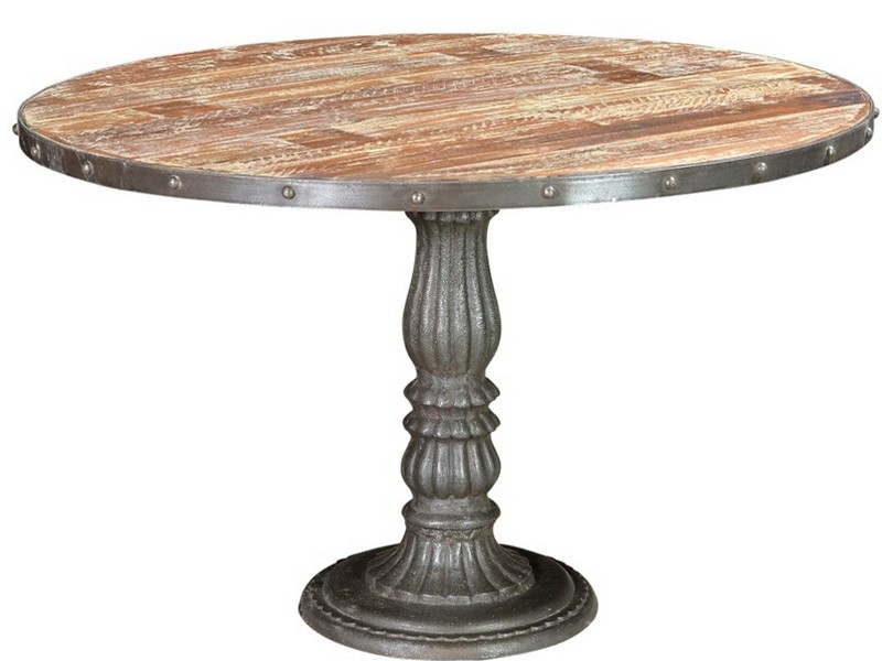 Wood Pedestal Dining Table Base