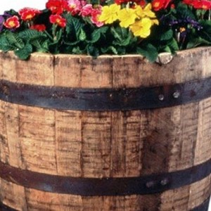 Wooden Barrel Planters At Lowes