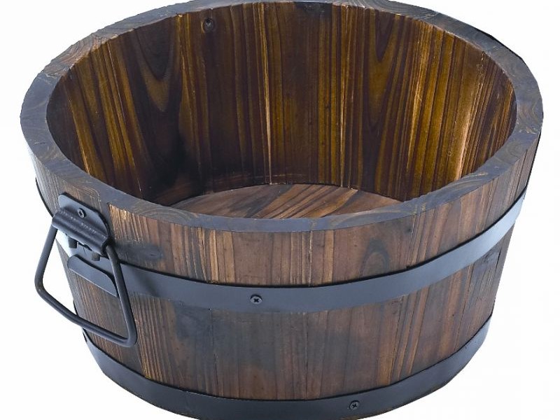 Wooden Barrel Planters Ireland