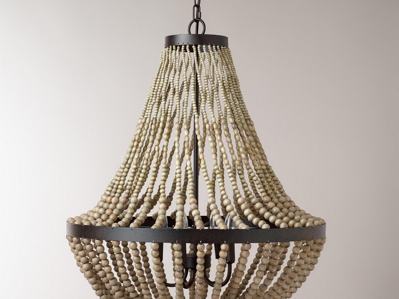 Wooden Bead Chandelier Australia