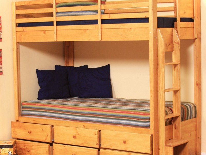 Wooden Bunk Beds With Drawers