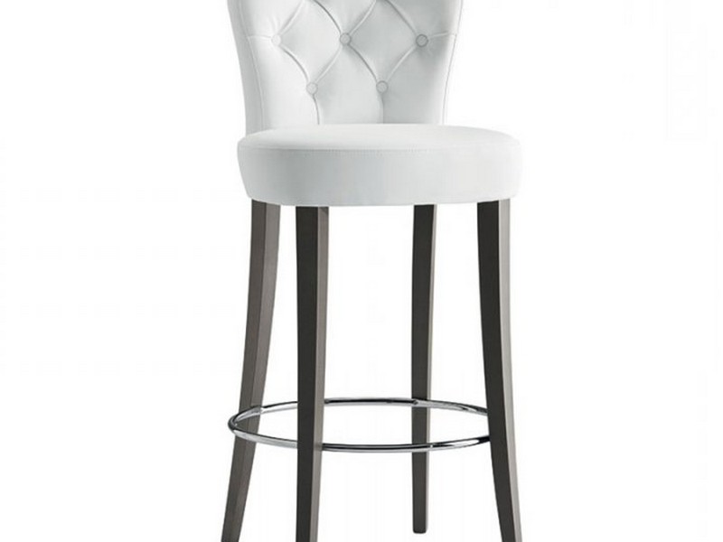 Wooden High Back Bar Stools