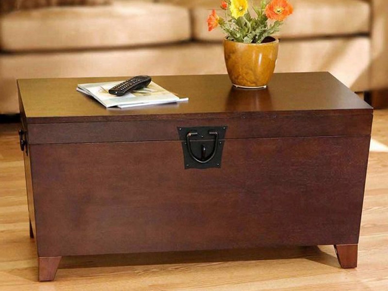 Wooden Trunk Coffee Table