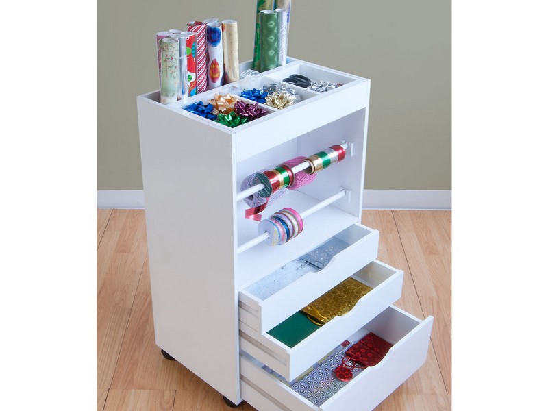 Wrapping Paper Cart