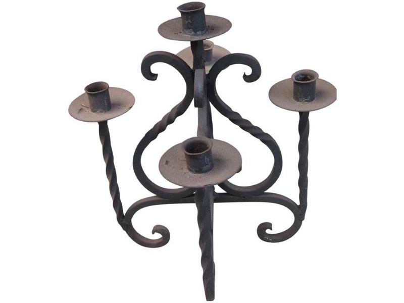 Wrought Iron Candle Holder