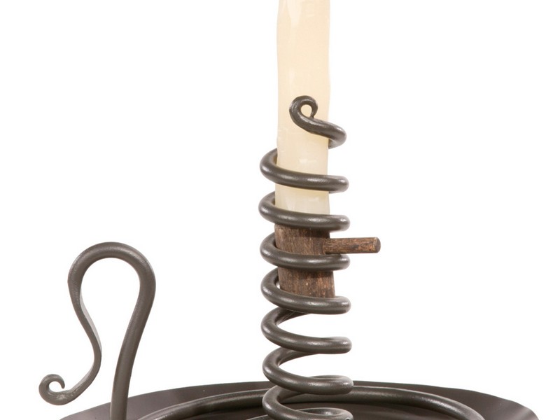 Wrought Iron Candle Holders