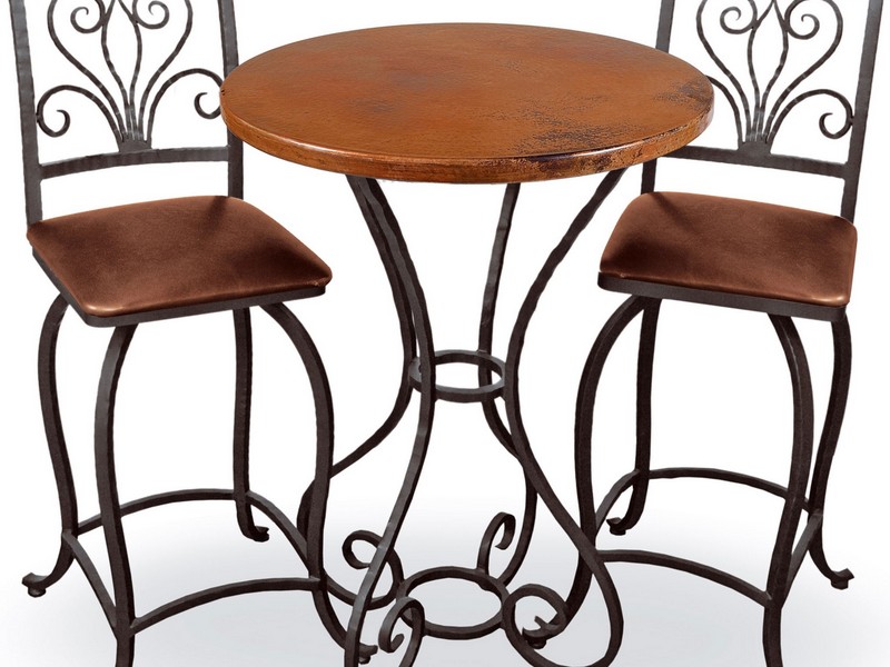 Wrought Iron Counter Height Bar Stools