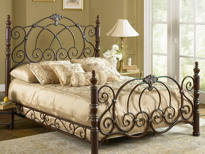 Wrought Iron Queen Headboard Only