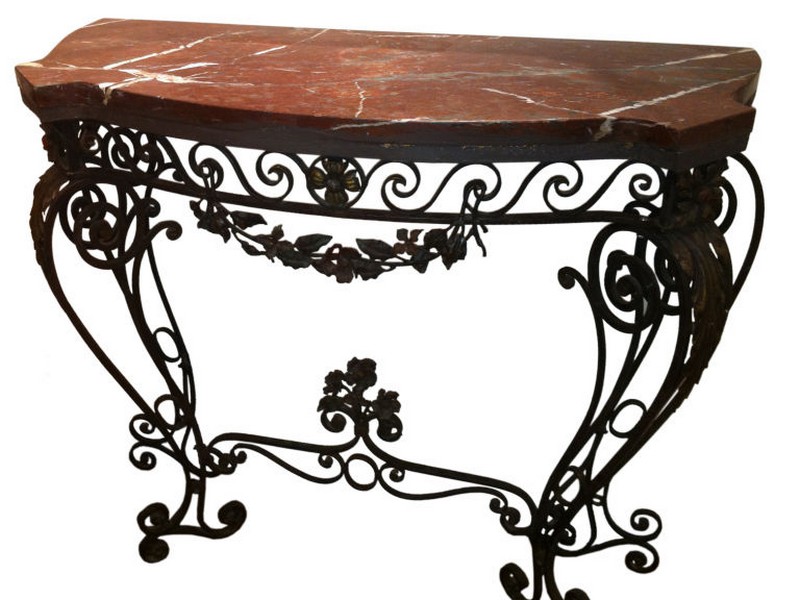 Wrought Iron Sofa Table