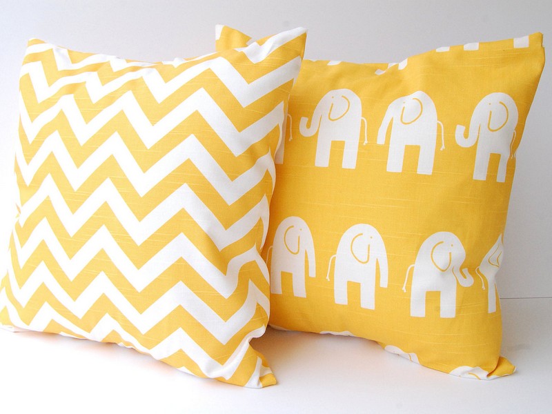 Yellow Accent Pillows