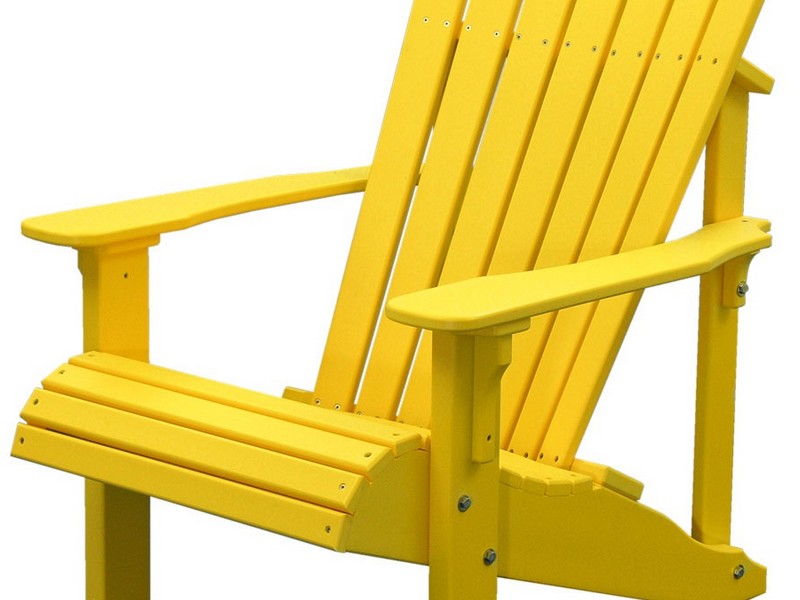 Yellow Adirondack Chair