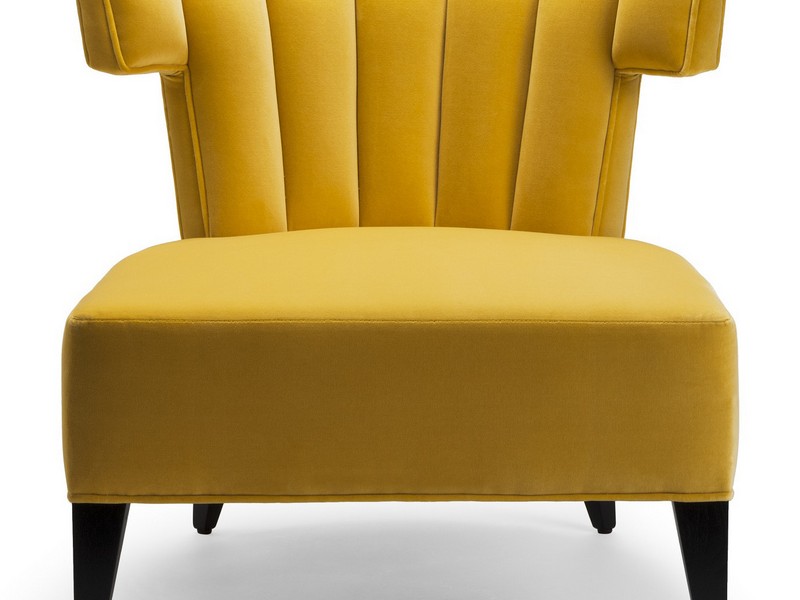 Yellow Slipper Chair