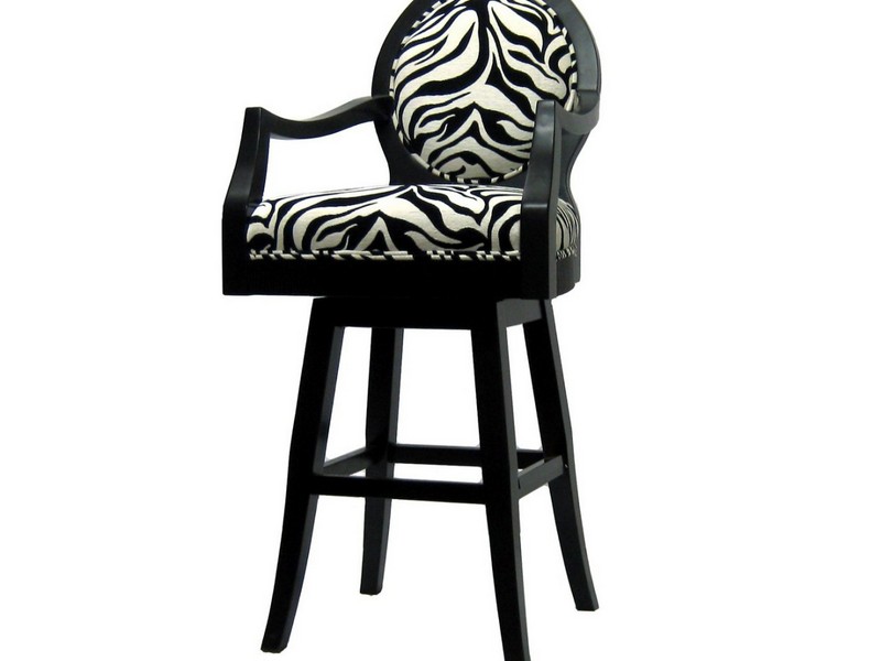 Zebra Bar Stools