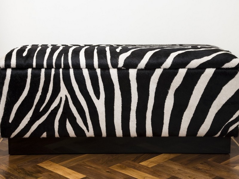 Zebra Print Bench