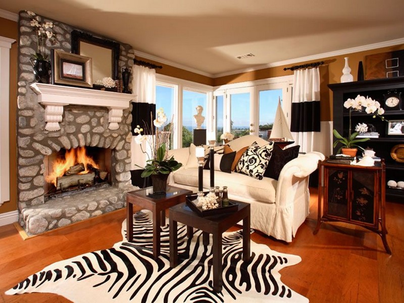 Zebra Print Pillows And Rugs