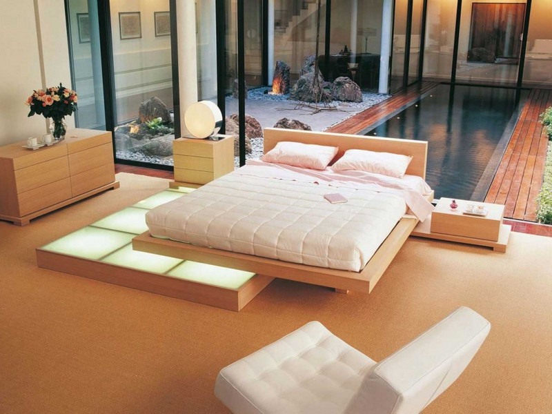 Zen Platform Bed Japanese Style